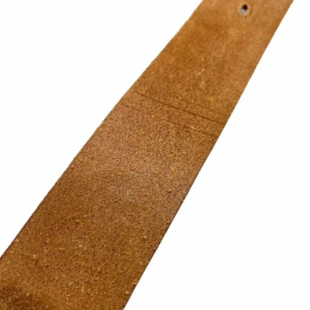 Vtg Brown Embossed Leather Eagle Mexico Belt 41.5